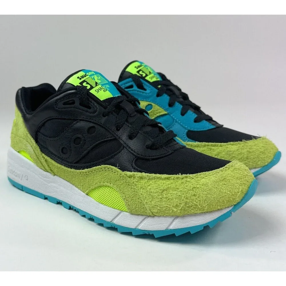 Saucony Originals Shadow 6000 Split Mens 8.5 Yellow Blue Running Shoes S70751-1 - Picture 3 of 9